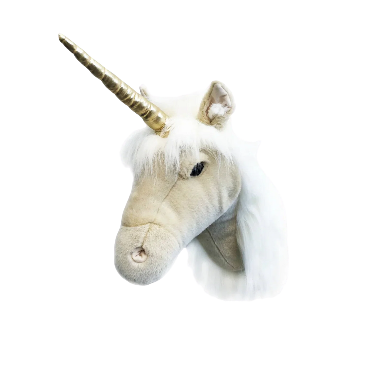 Cabeza de unicornio beige Fay decorativa para pared Wild & Soft