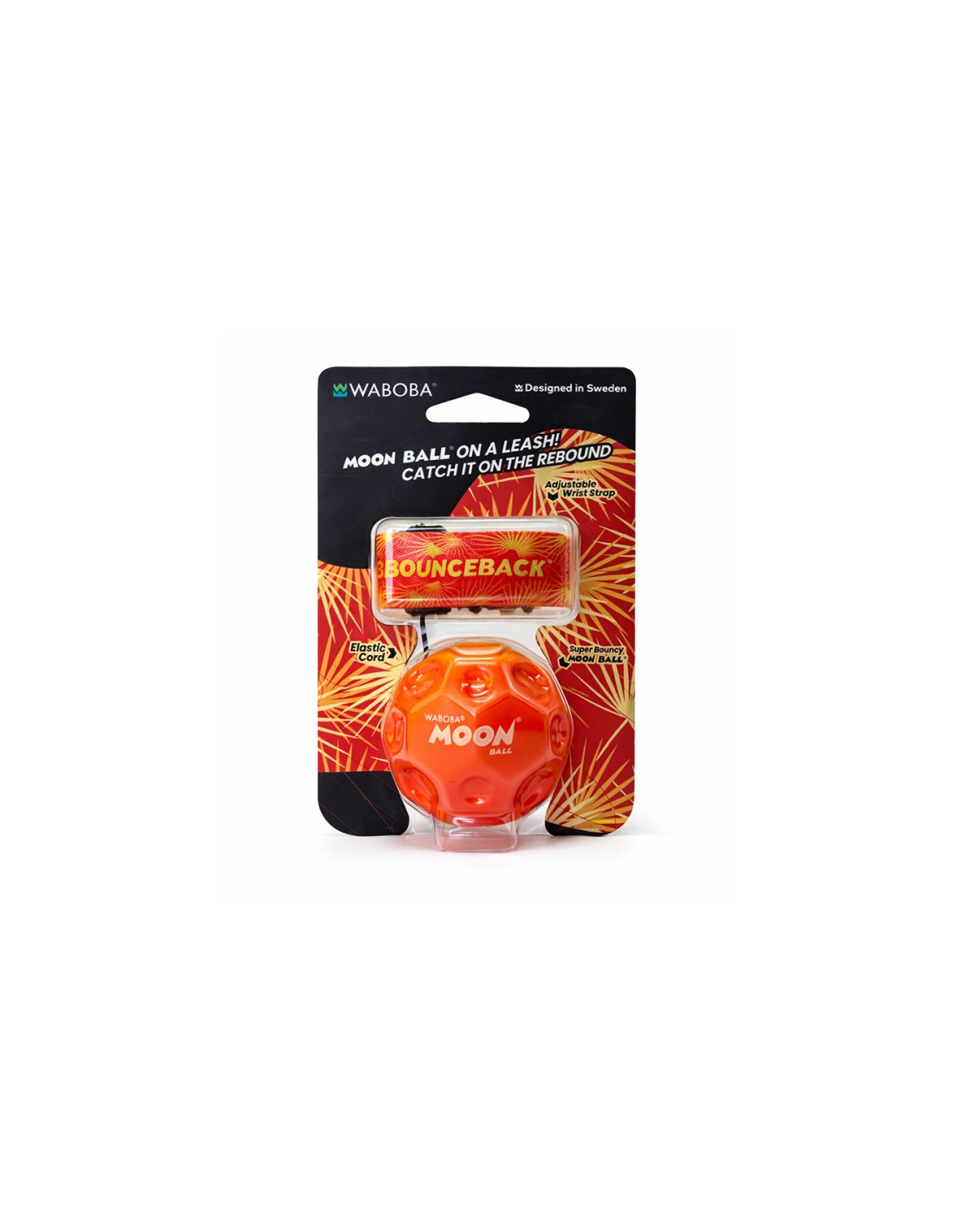 Waboba pelota Moonball rebote con elastico y muñequera - color aleatorio