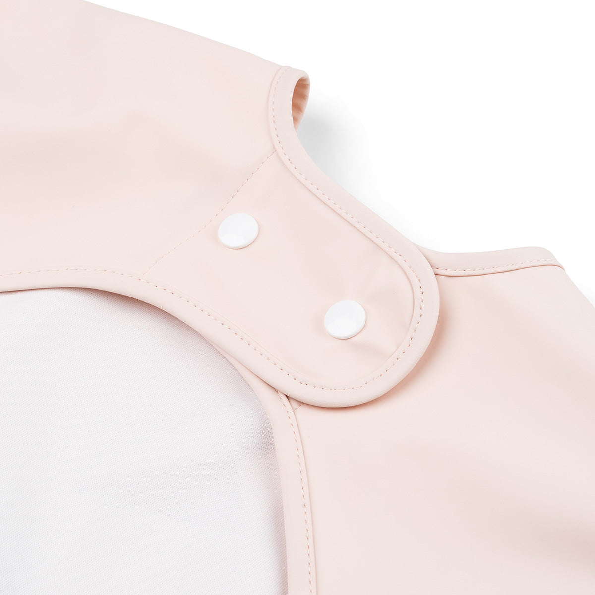 Babero con bolsillo y mangas Playground Rosa