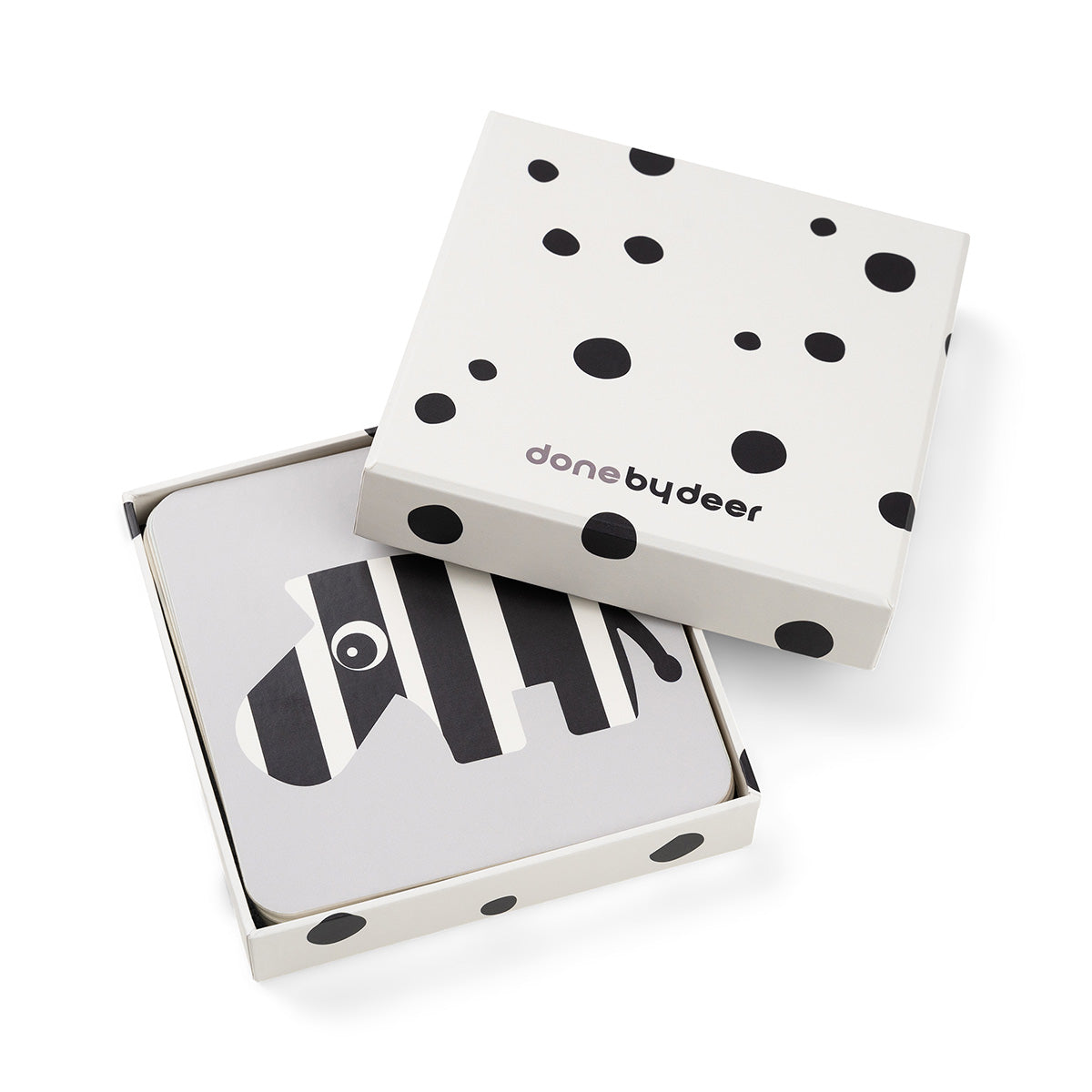 Cartas contraste bebes - 10 unidades Deer friends Mezcla color