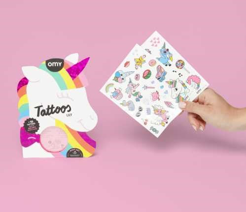 Tattoos Omy - Unicornio Lilly