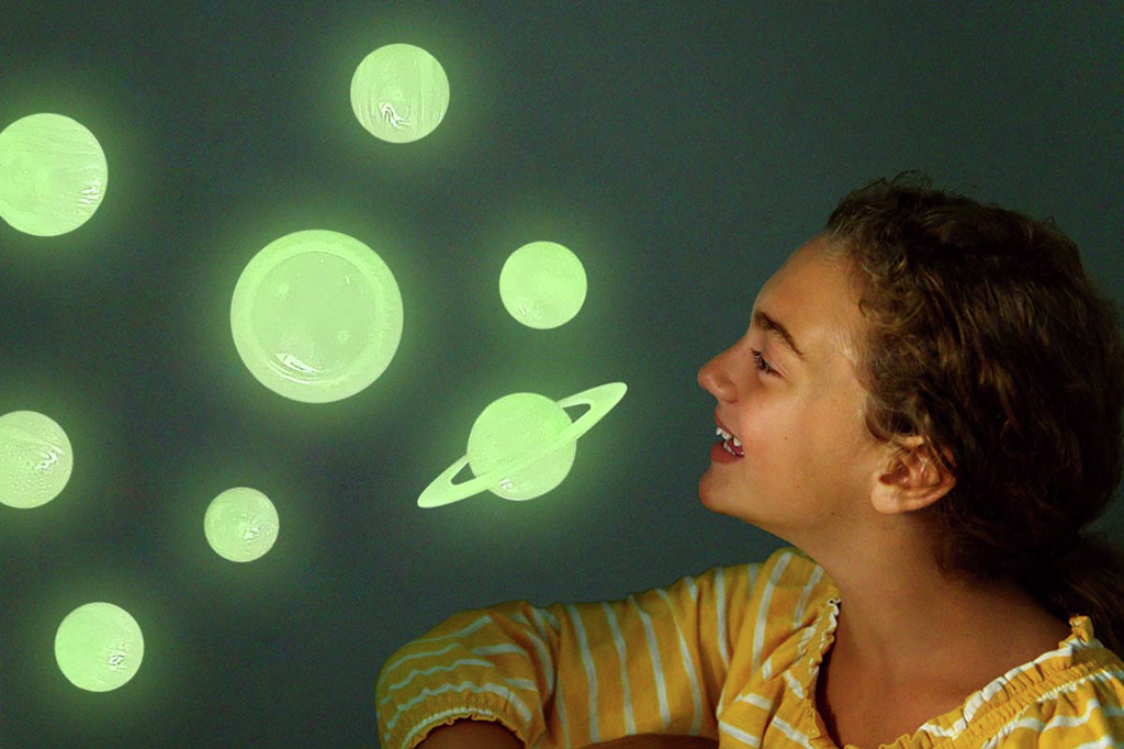 Sistema Solar 3D Brillante en la Oscuridad