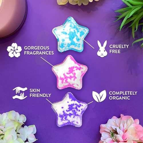 Pack 3 Bombas de Baño - Estrellas (3x40gr)