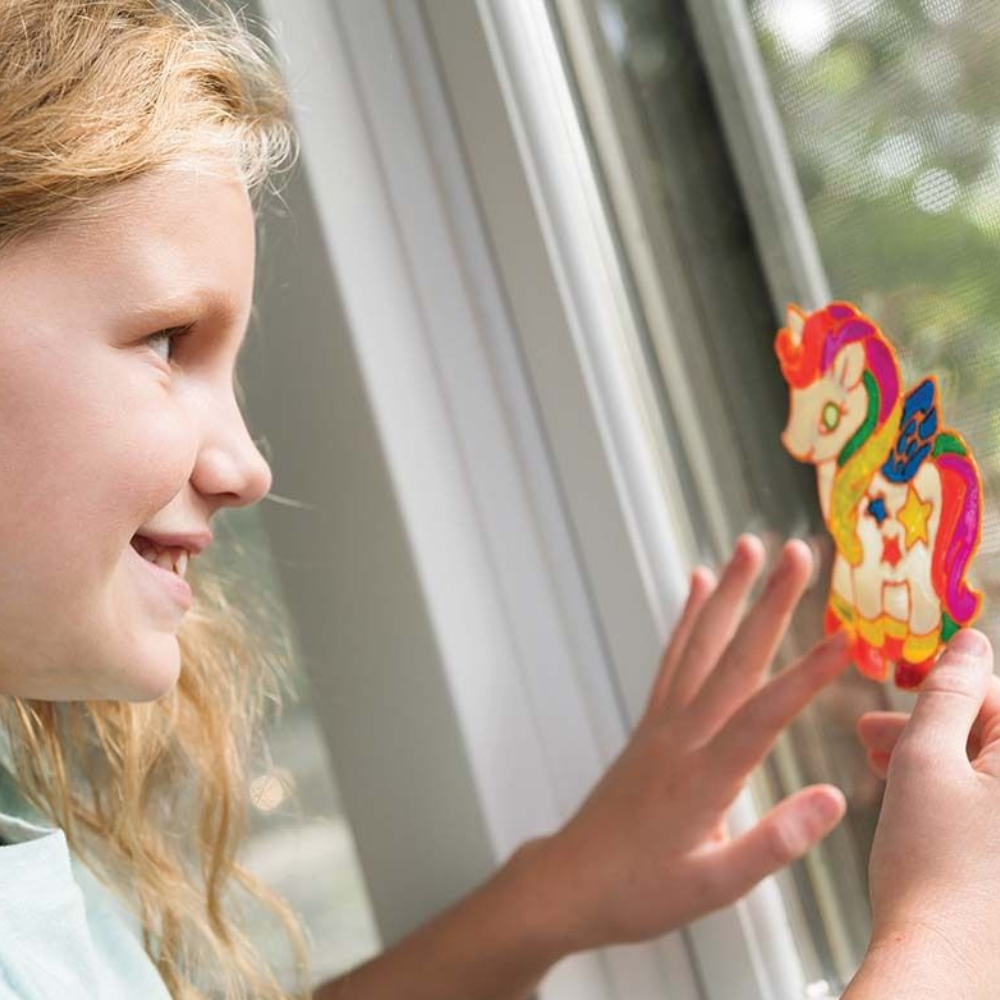 ThinkingKits Arte para Ventanas Unicornios