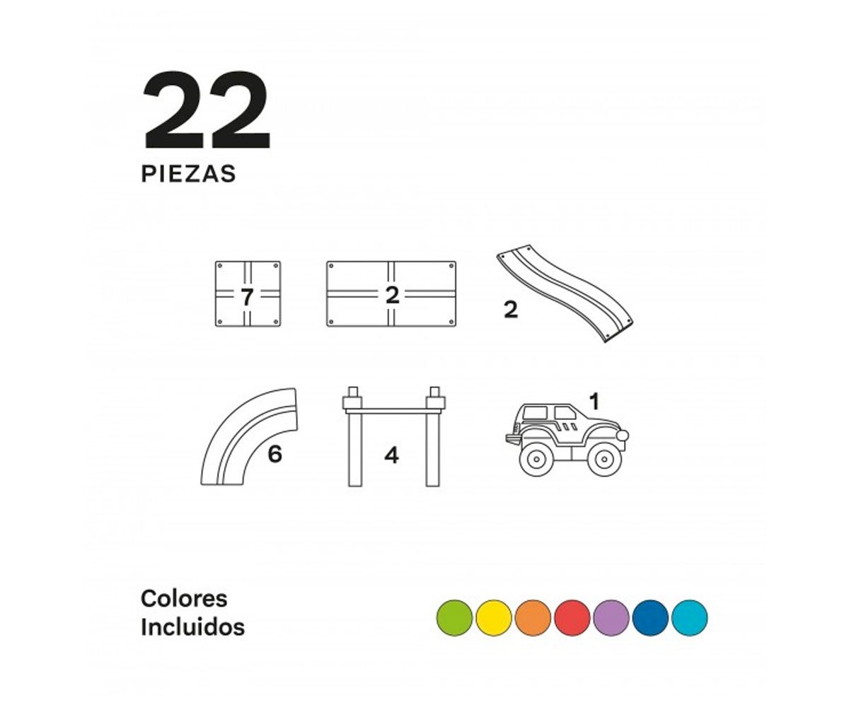Imanix Pista 22 pzas.