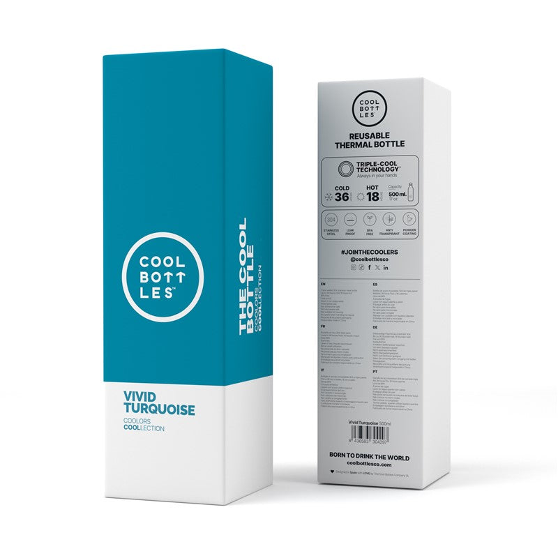 The Bottle - Vivid Turquoise 500 ml