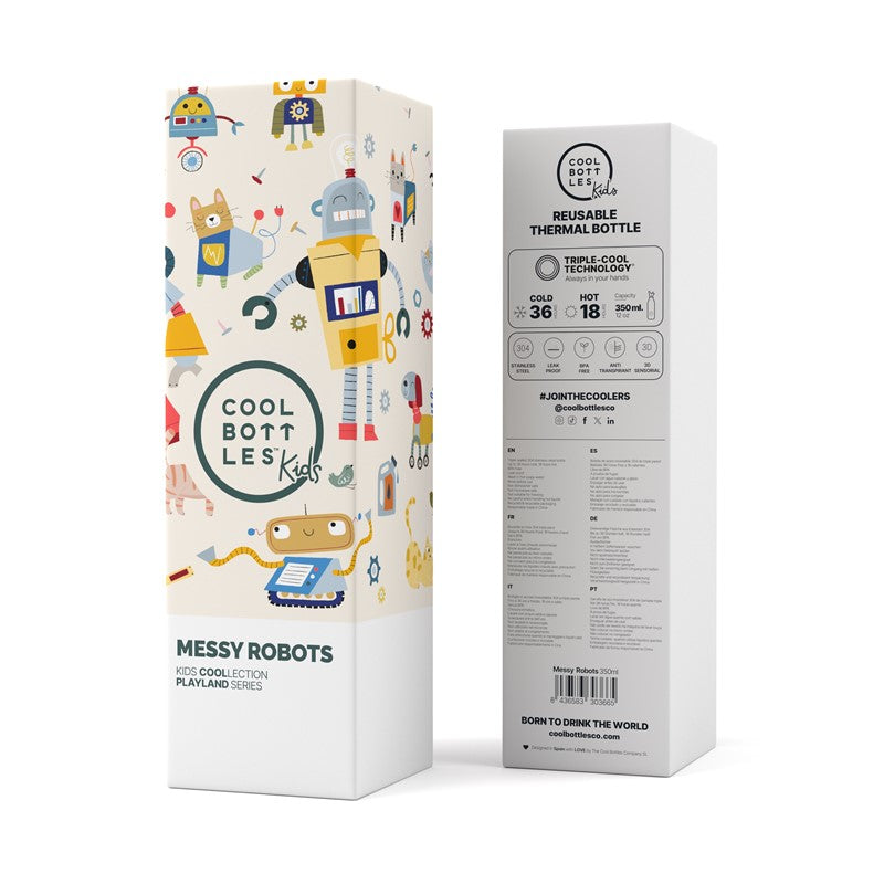 The Kids Bottle - Messy Robots 350 ml