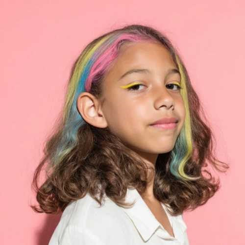 Tizas Temporales para el Pelo - Arcoiris