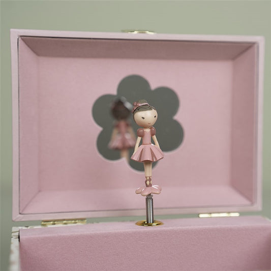 Caja de Música Joyero Pequeña Bailarina Rosa