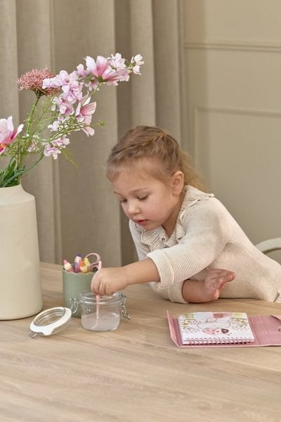 Set de Pintura con Agua Rosa Jardín de Hadas