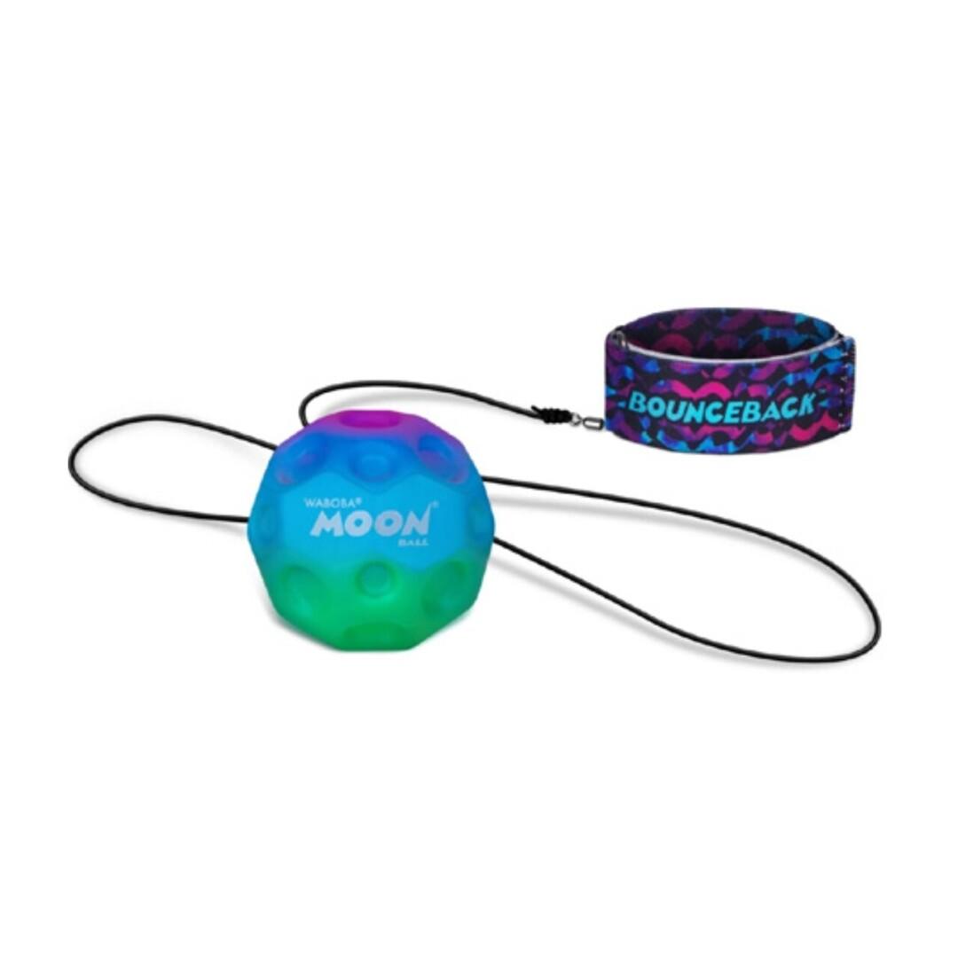 Waboba pelota Moonball rebote con elastico y muñequera - color aleatorio