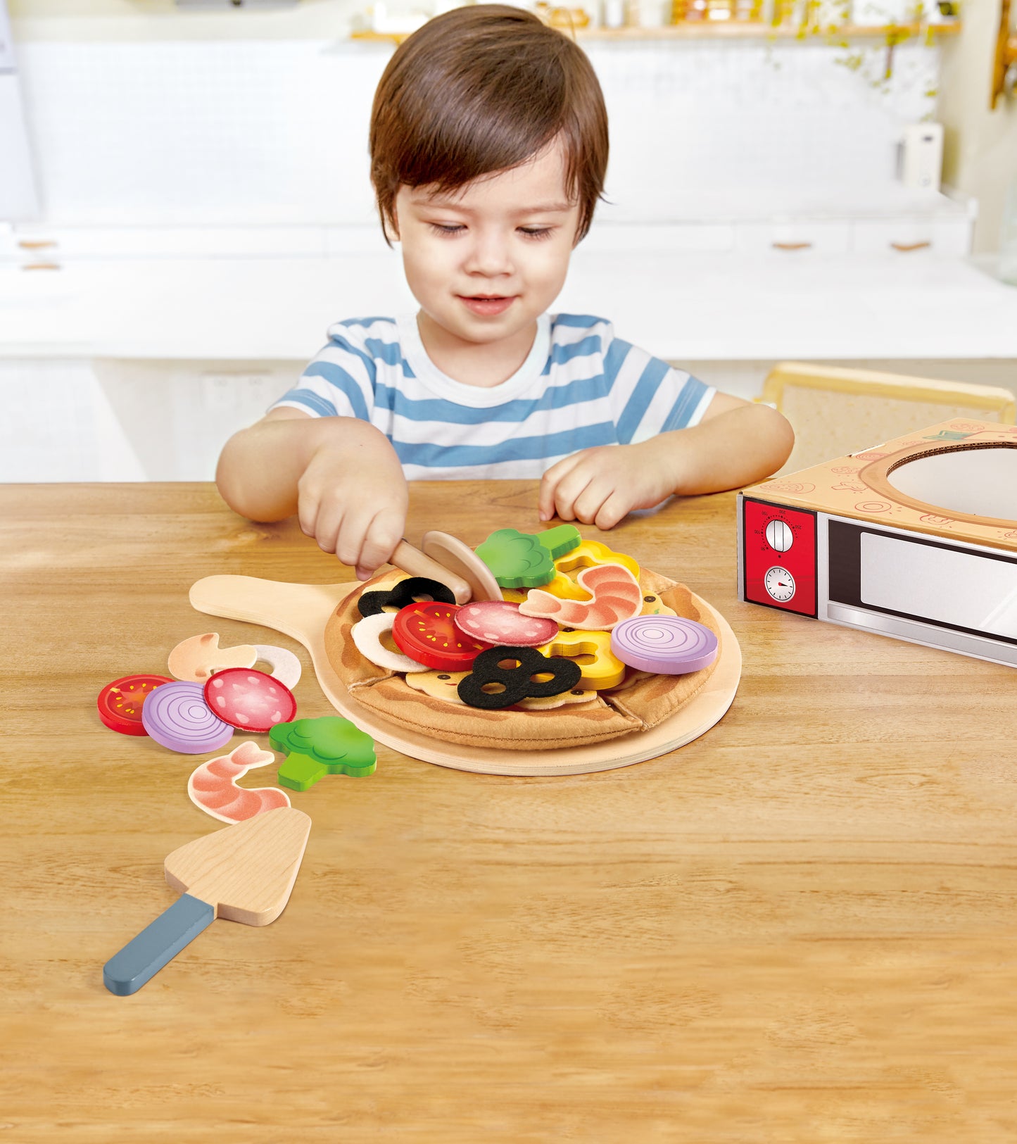 Set de Pizza con Ingredientes