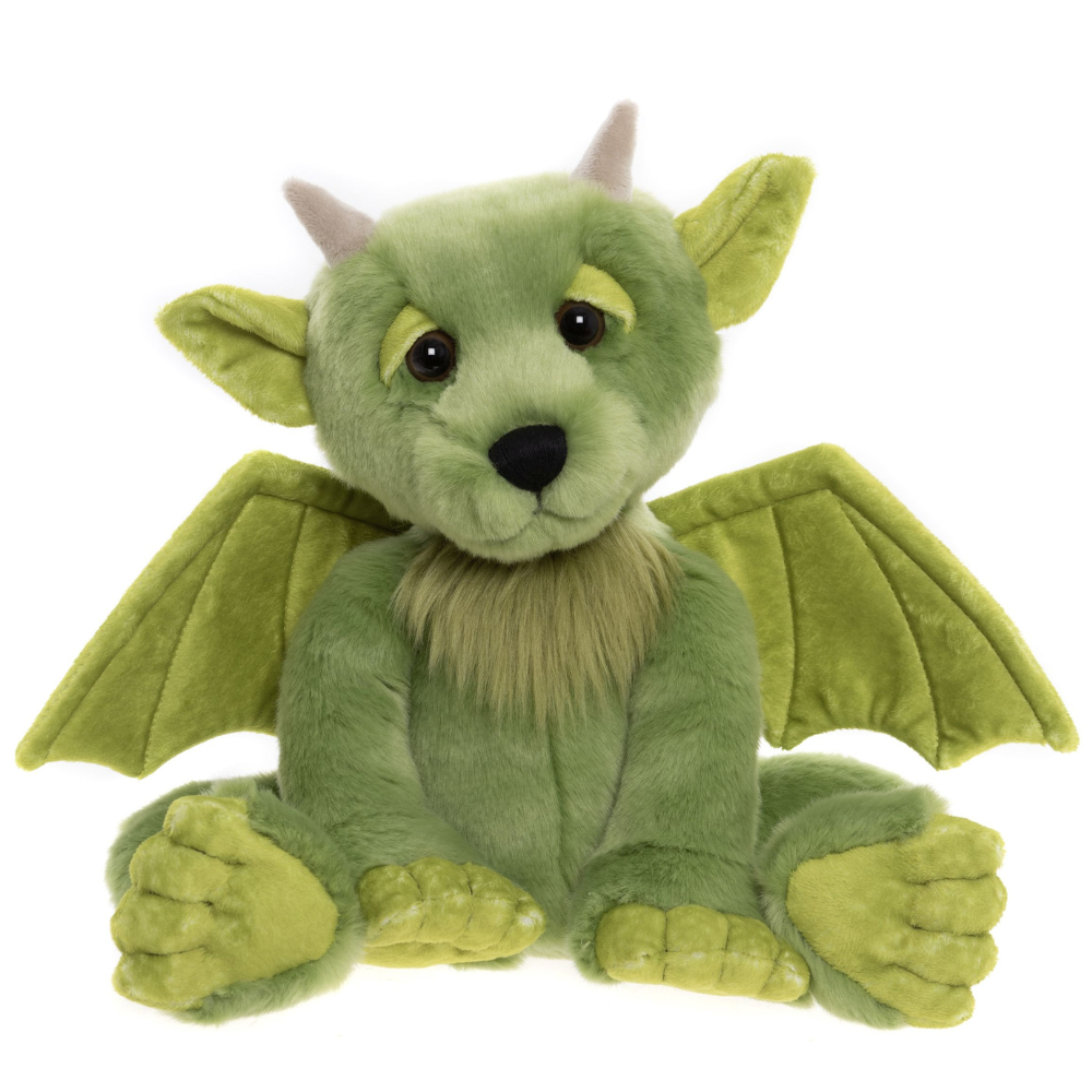 Gárgola de peluche Spires verde Charlie Bears