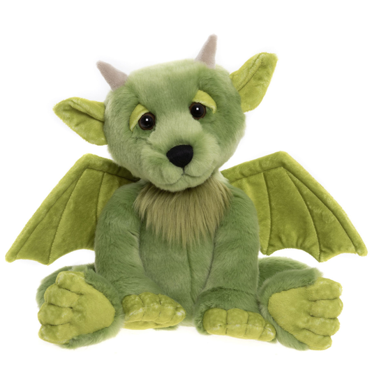 Gárgola de peluche Spires verde Charlie Bears