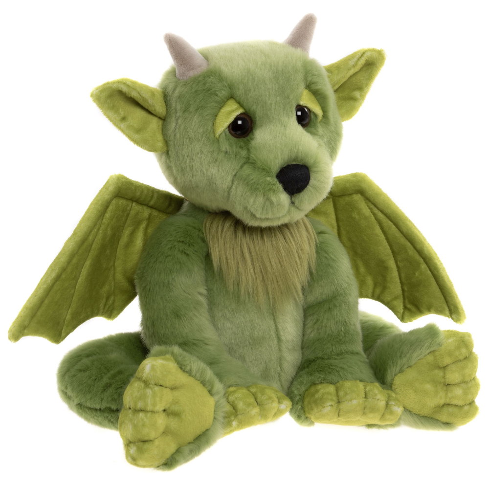 Gárgola de peluche Spires verde Charlie Bears
