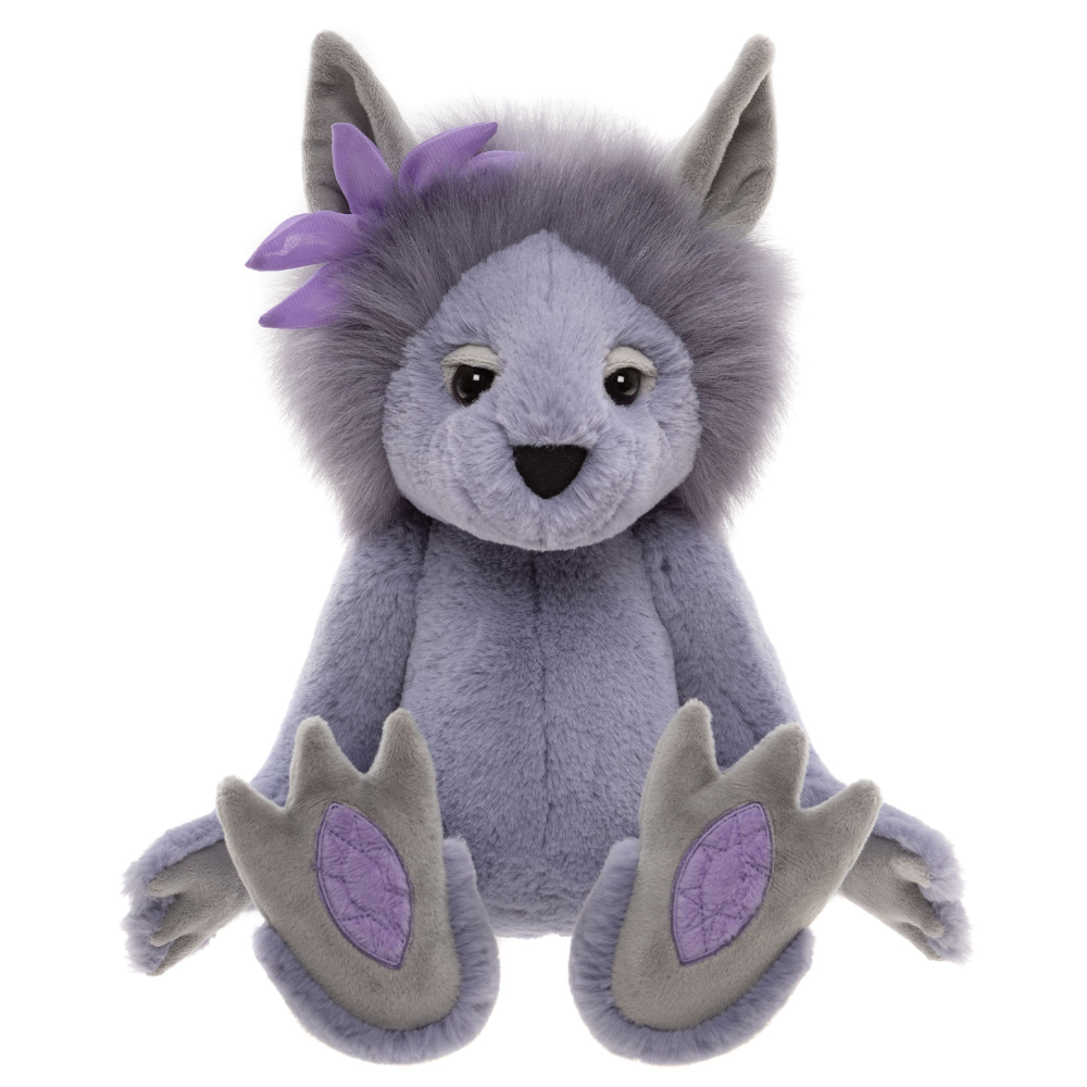 Troll de peluche Amethyst Boo morado Charlie Bears