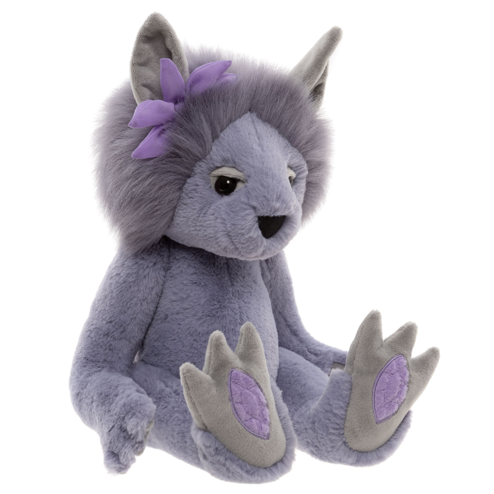 Troll de peluche Amethyst Boo morado Charlie Bears