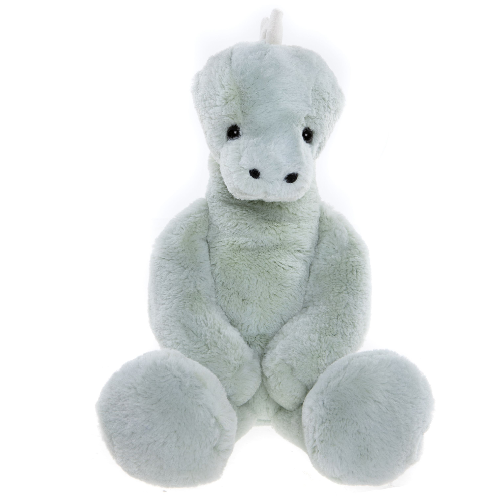 Dinosaurio stegosaurus de peluche Stevie verde tamaño L Charlie Bears