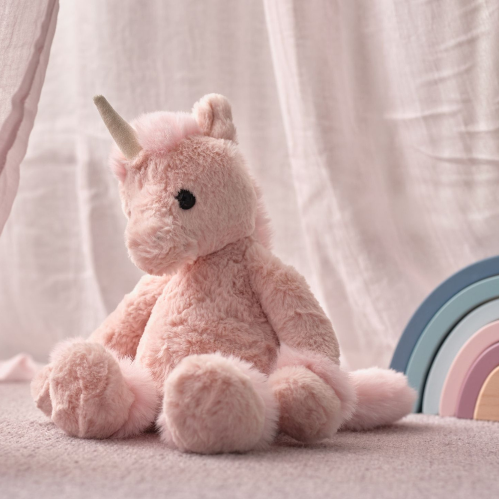 Unicornio de peluche Star rosa tamaño M Charlie Bears
