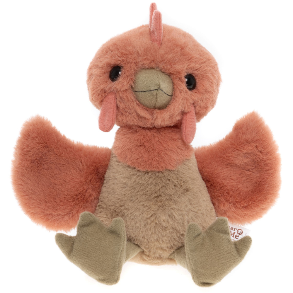 Gallina de peluche Clucky naranja tamaño M Charlie Bears