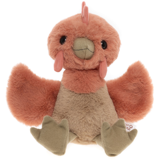 Gallina de peluche Clucky naranja tamaño M Charlie Bears