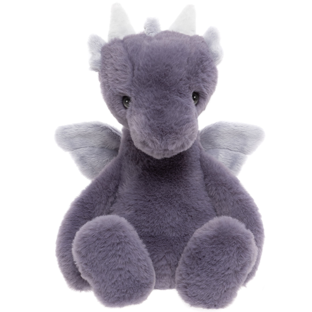 Dragón de peluche Draco lavanda tamaño L Charlie Bears