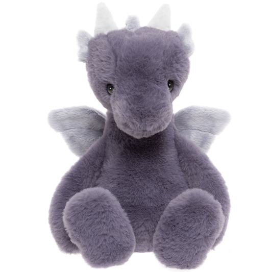Dragón de peluche Draco lavanda tamaño L Charlie Bears