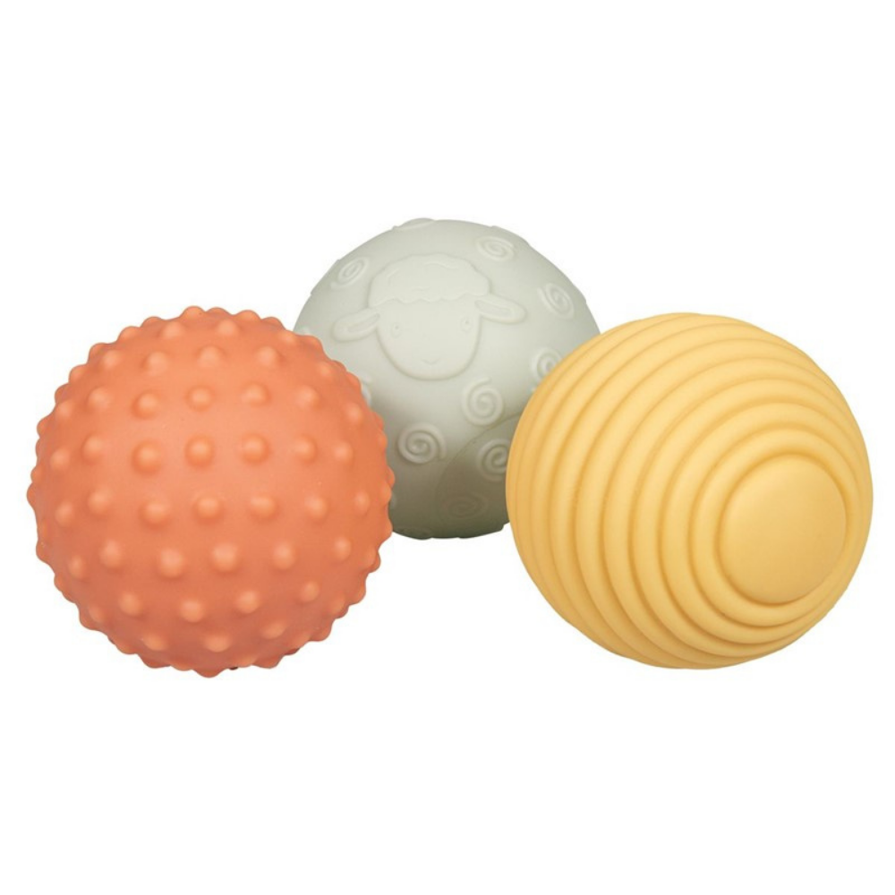 Set de 3 Pelotas Sensoriales Pequeña Granja