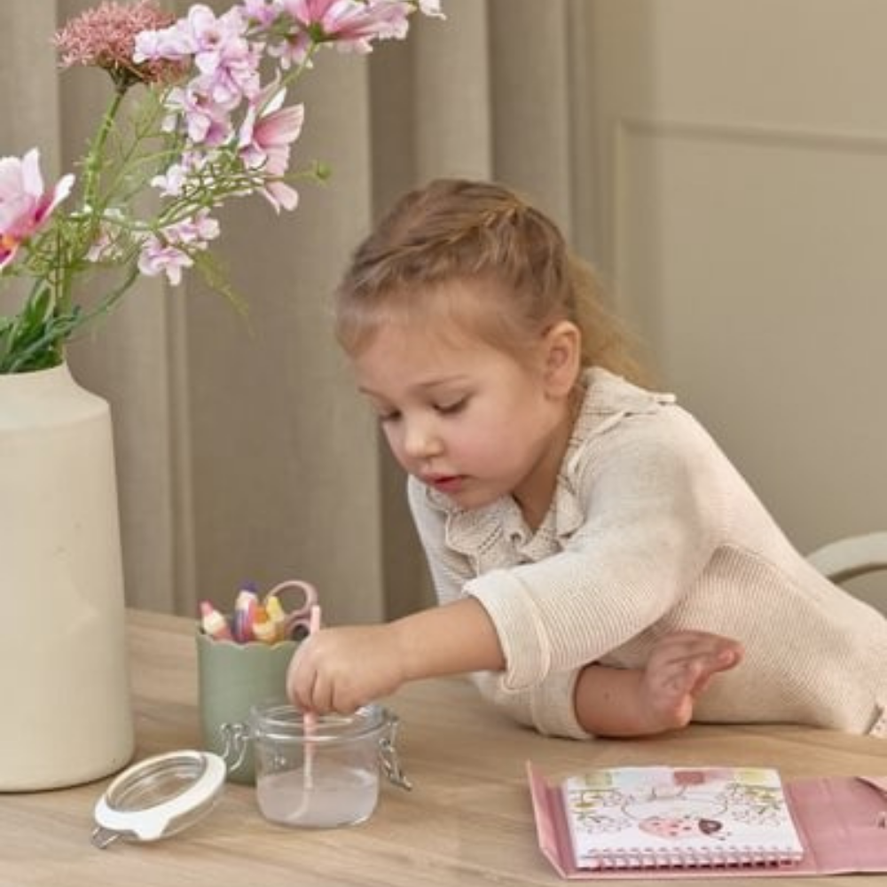 Set de Pintura con Agua Rosa Jardín de Hadas