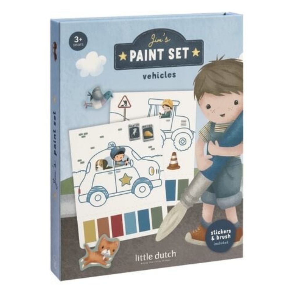 Set de Pintura con Agua Jim Vehículos