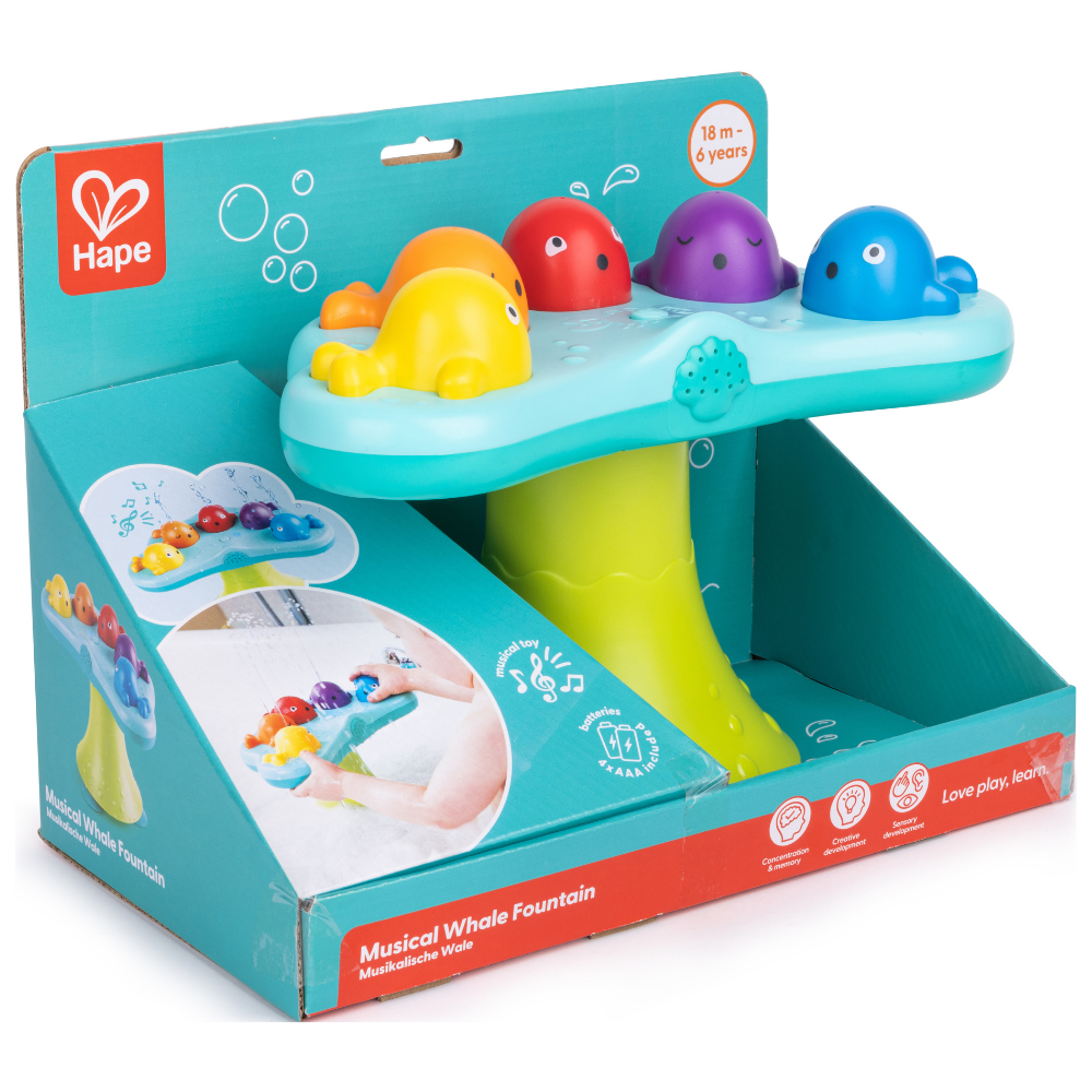 Fuente Musical con Ballenas Hape