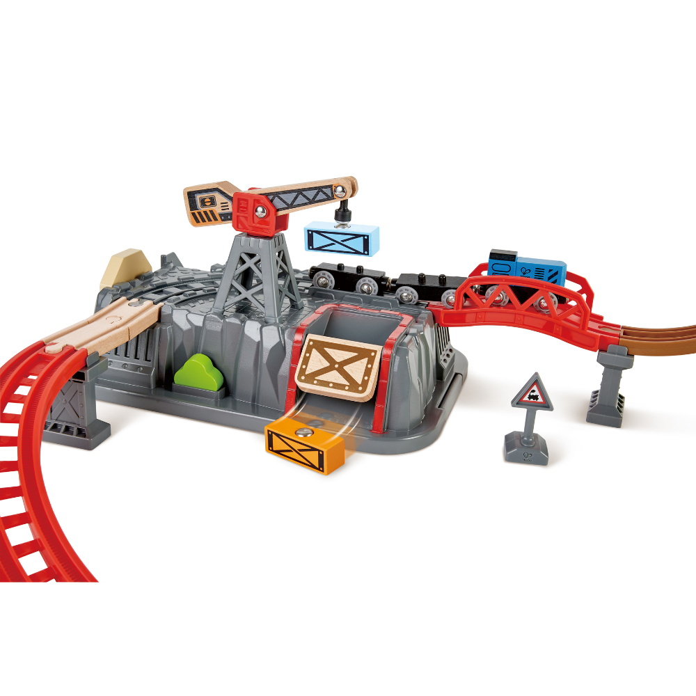 Juego de Bloques de Construcción de Ferrocarril Hape