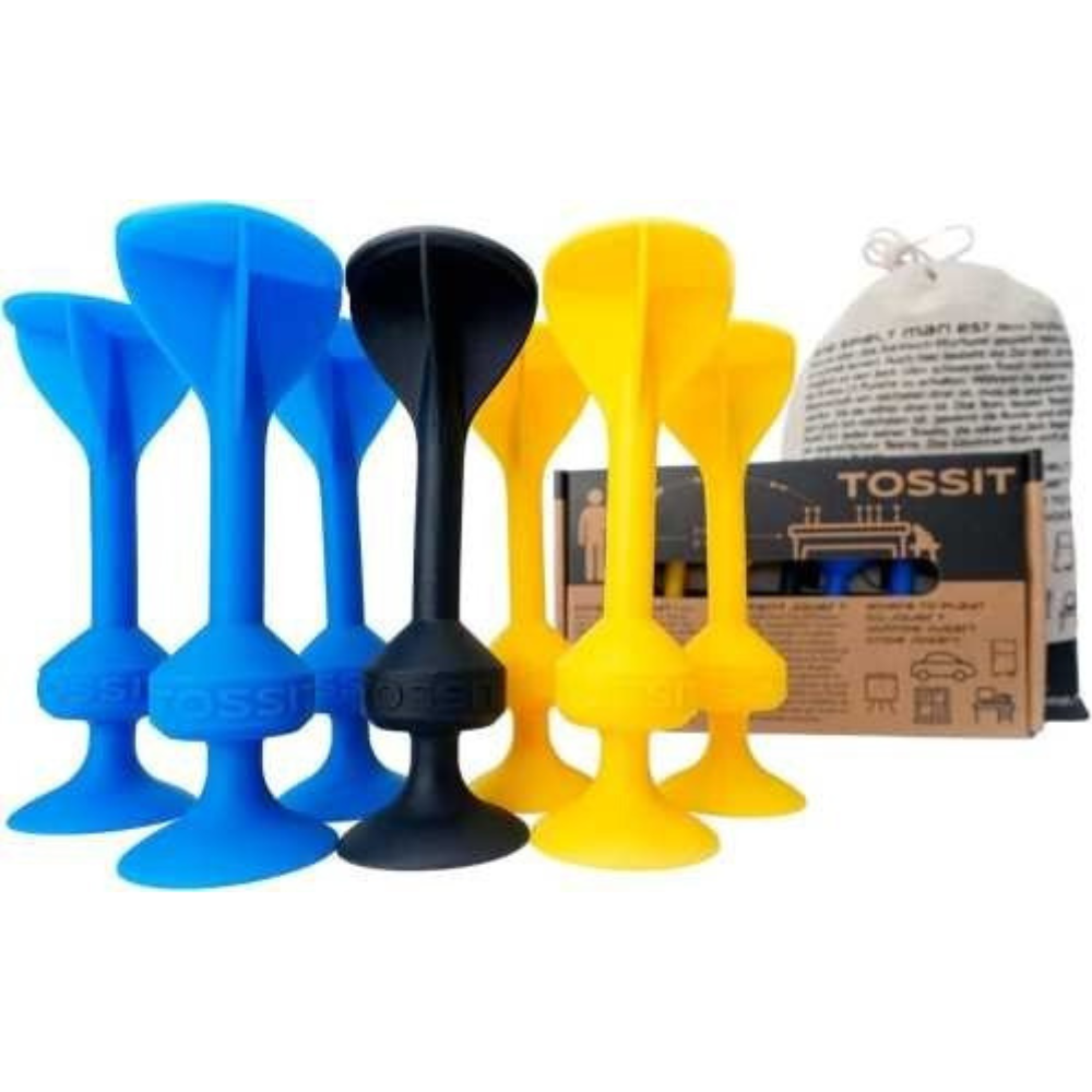Tossit 7 Dardos Silicona Starter Pack - Amarillo + Azul