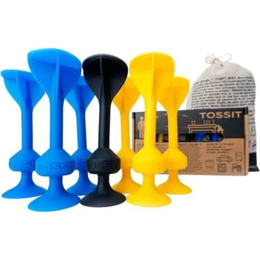 Tossit 7 Dardos Silicona Starter Pack - Amarillo + Azul