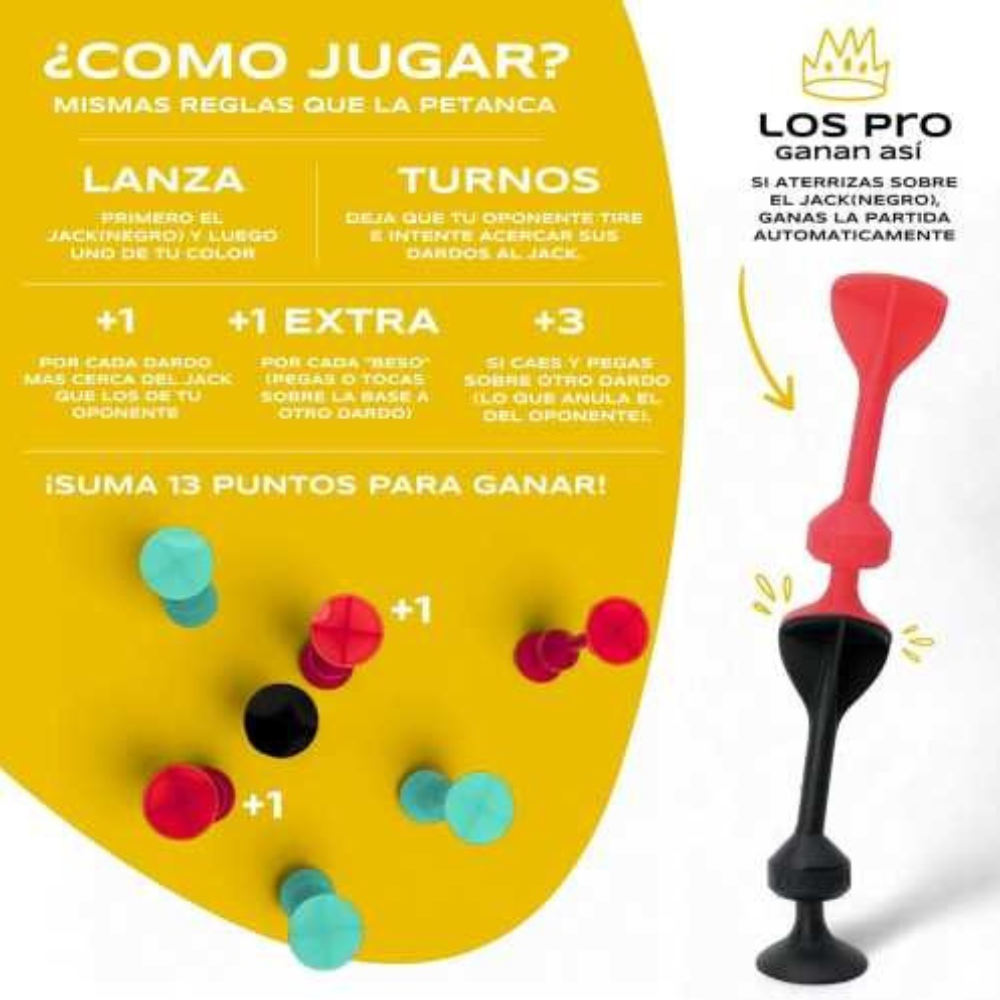 Tossit 7 Dardos Silicona Starter Pack - Amarillo + Azul