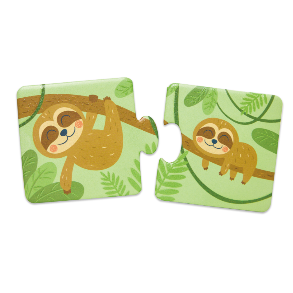 Puzzle de pares de familia de animales Hape