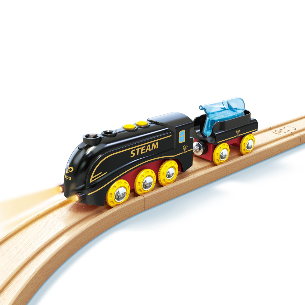 Set de Tren de Vapor con Silbato Hape