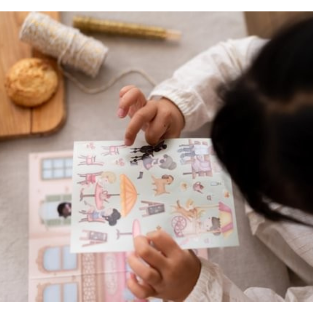 Libro de Pegatinas de Compras con Rosa