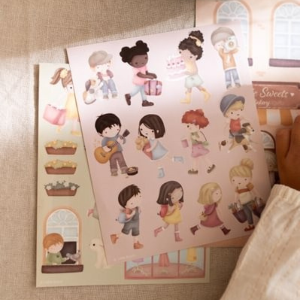 Libro de Pegatinas de Compras con Rosa