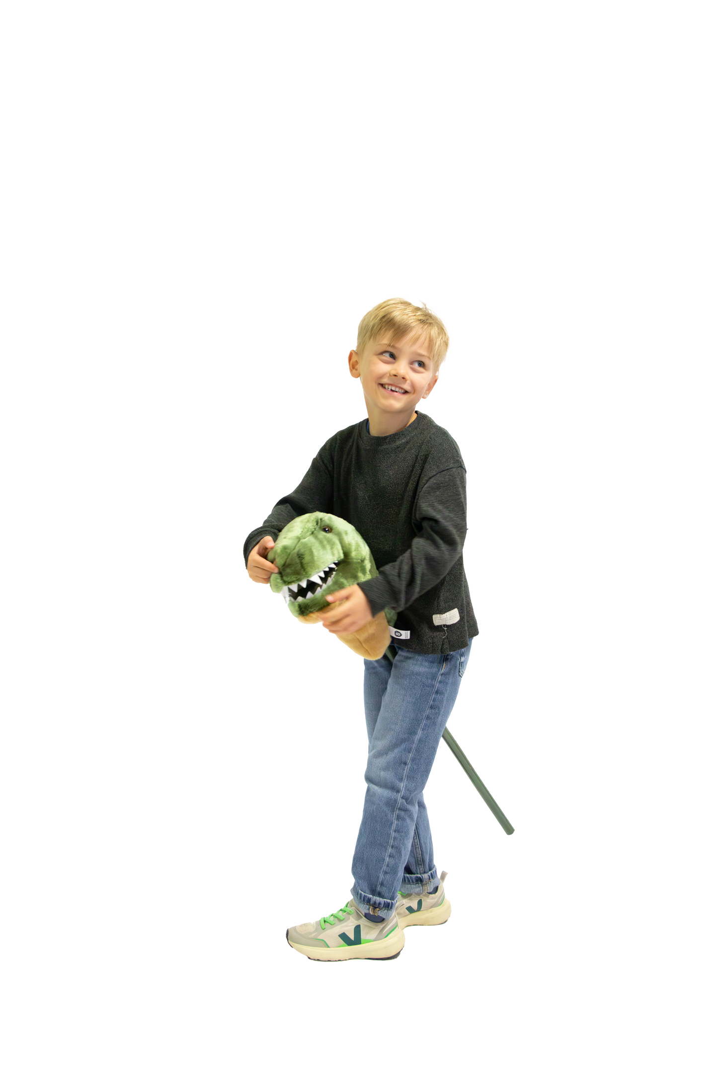 Peluche T-Rex con palo Wild & Soft