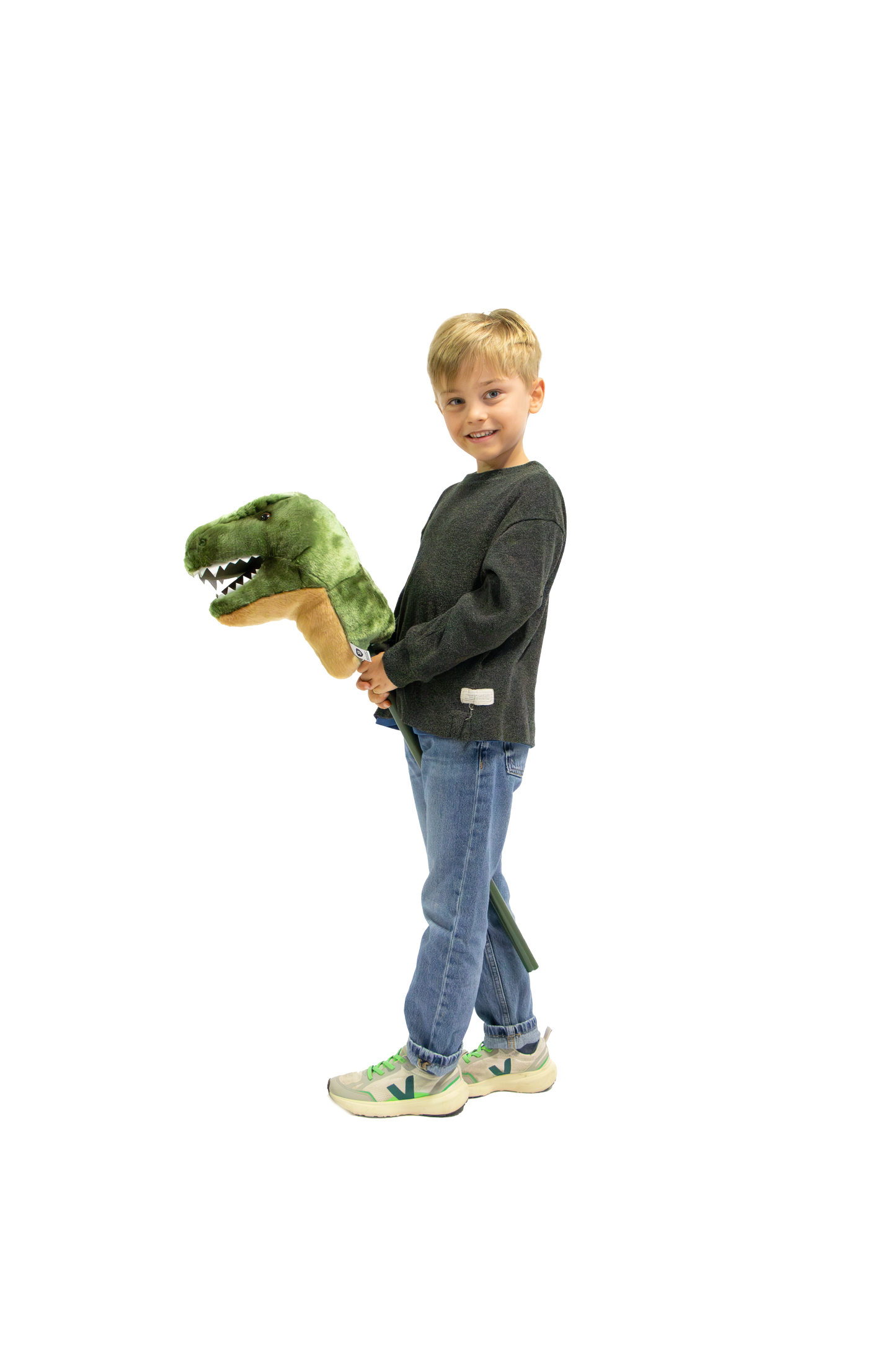Peluche T-Rex con palo Wild & Soft