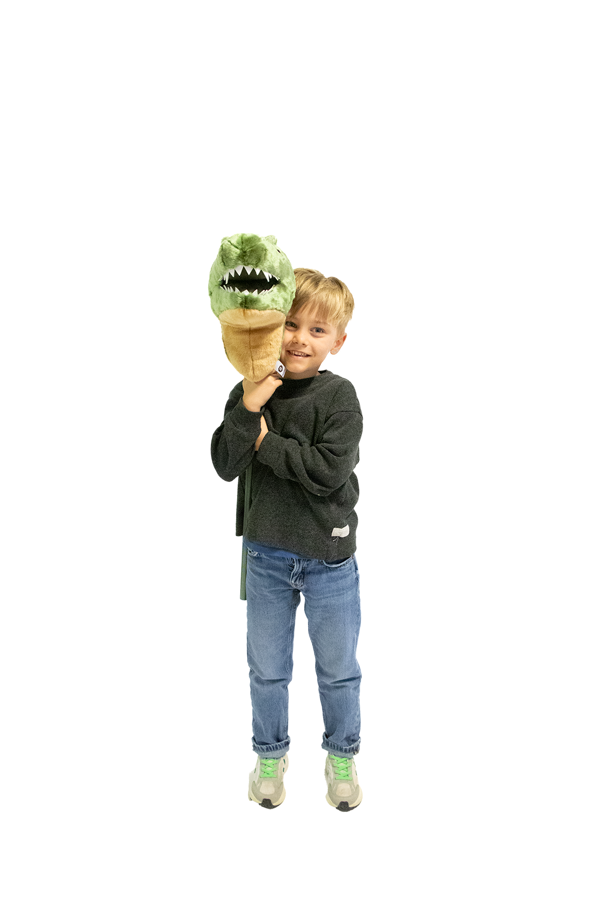 Peluche T-Rex con palo Wild & Soft