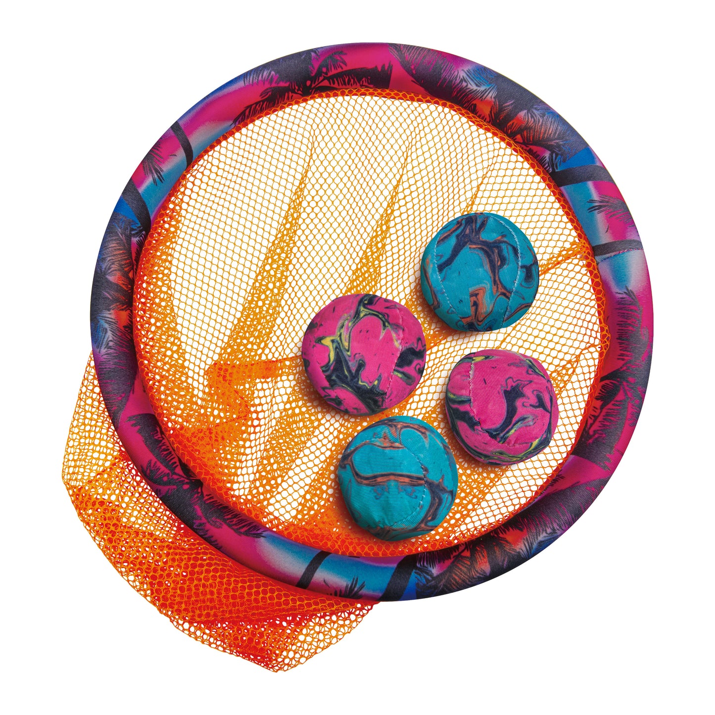 Waboba Dunk or Dive - Set de aro con pelotas para encestar en piscina