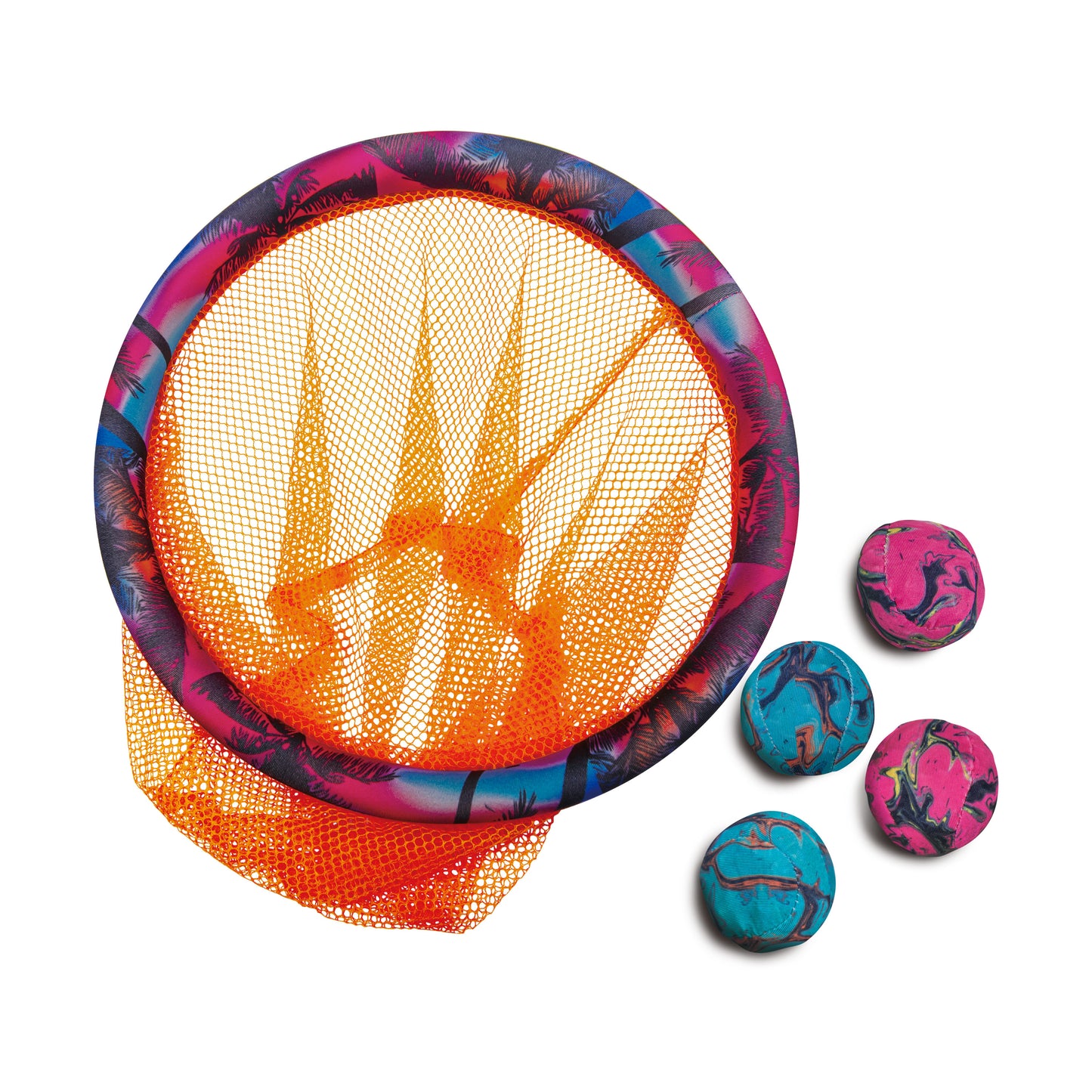 Waboba Dunk or Dive - Set de aro con pelotas para encestar en piscina
