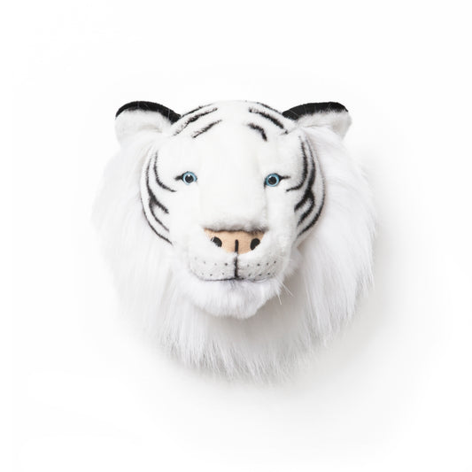 Cabeza de tigre blanco Albert decorativa para pared Wild & Soft
