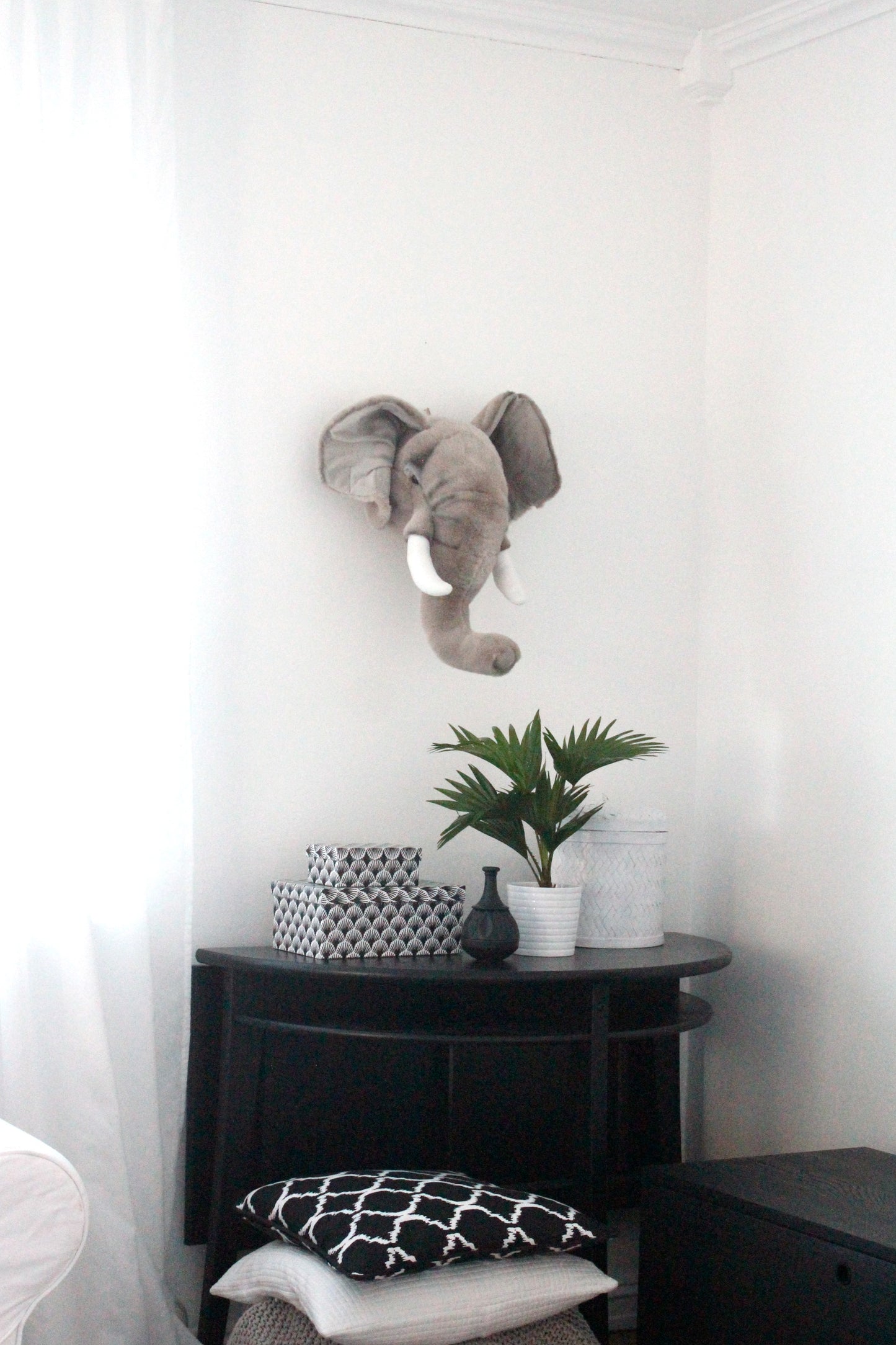 Cabeza de elefante George decorativa para pared Wild & Soft