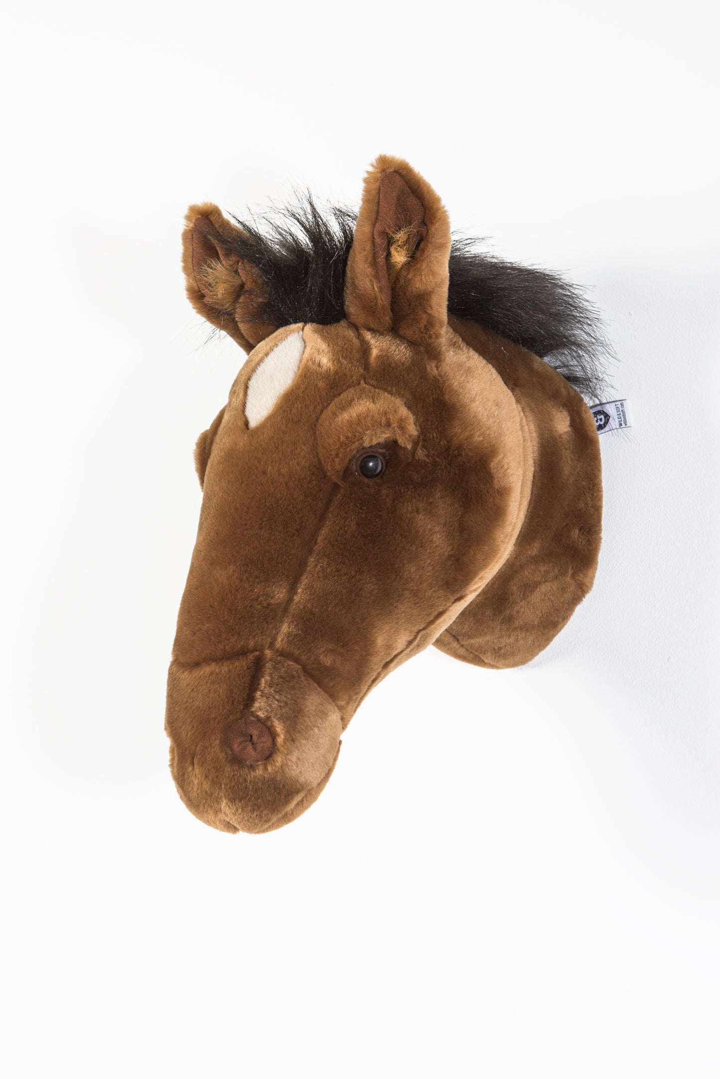Cabeza de caballo marrón Scarlett decorativa para pared Wild & Soft