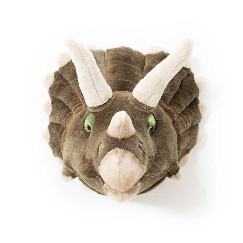 Cabeza de triceratops Adam decorativa para pared Wild & Soft