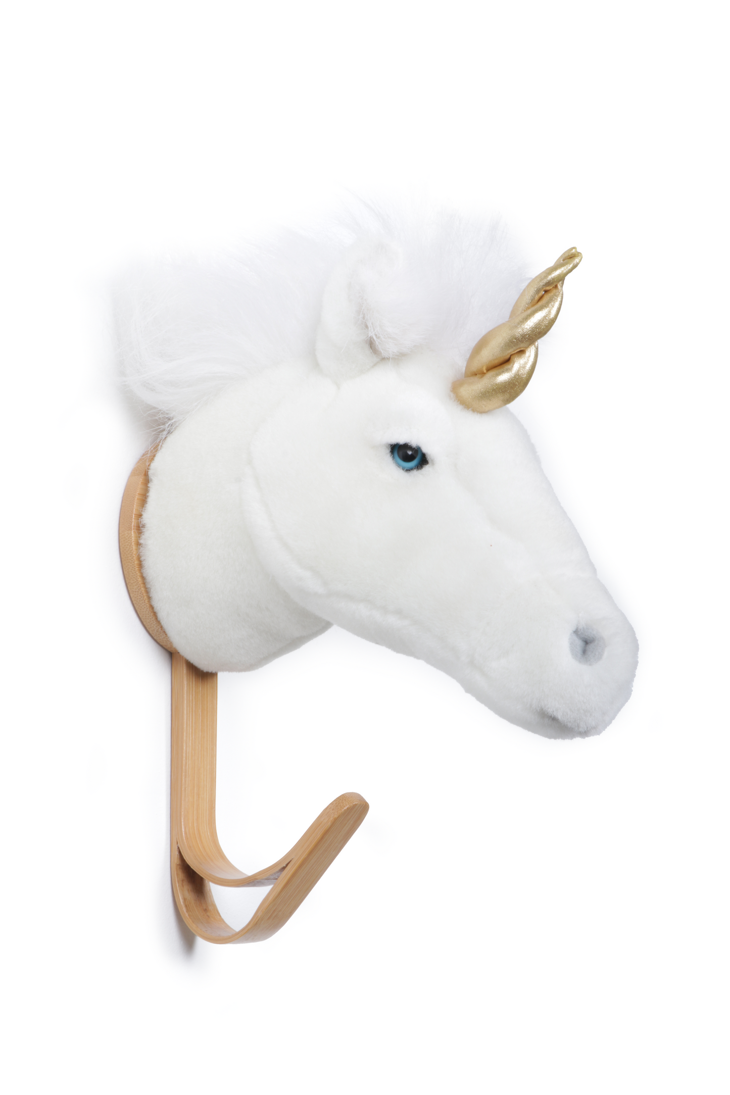 Perchero infantil cabeza de unicornio blanco Wild & Soft